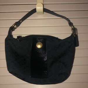 Coach black purse bag